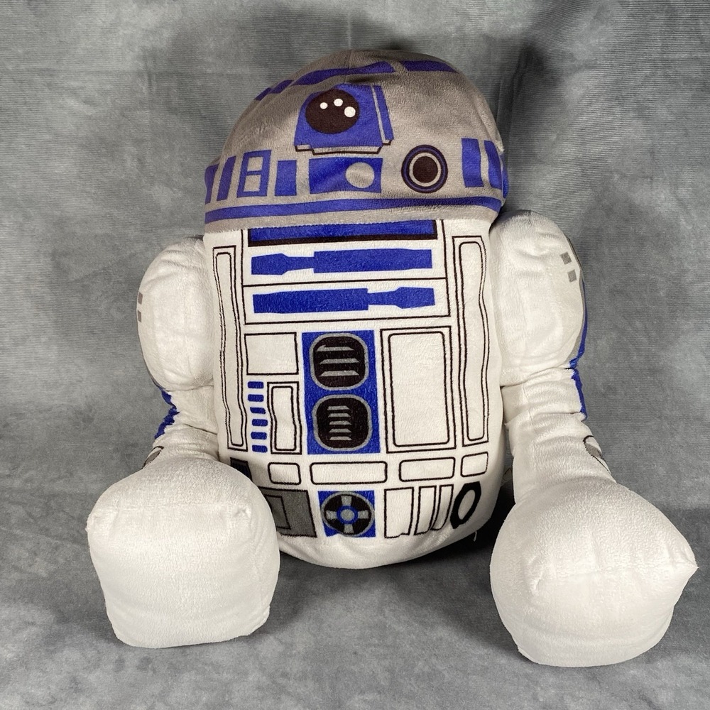 R2 D2 Plush Star Wars Stuffed Pillow Toy Lucas Films Large Plush Doll 18" Large